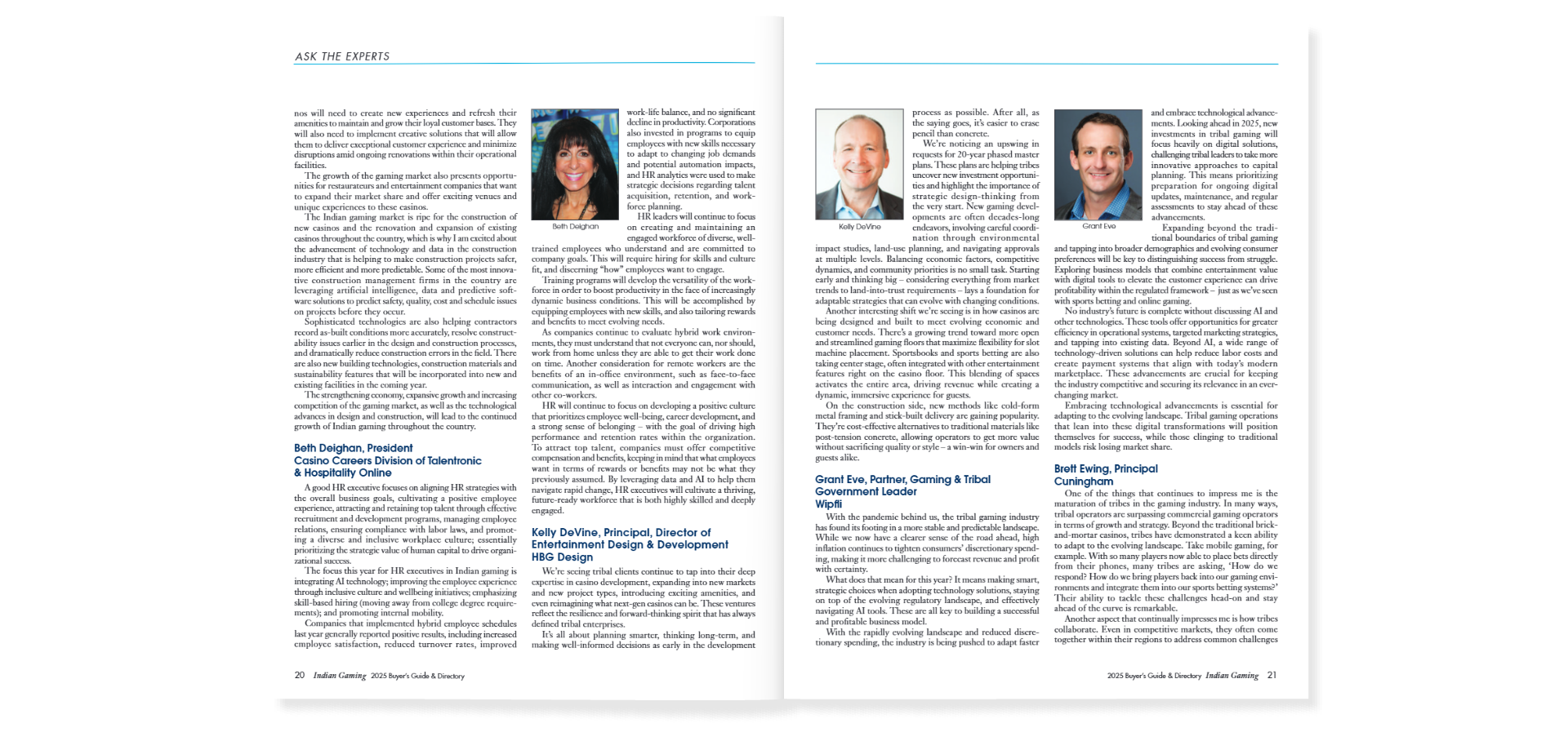 Indian Gaming Magazine Ask the Experts